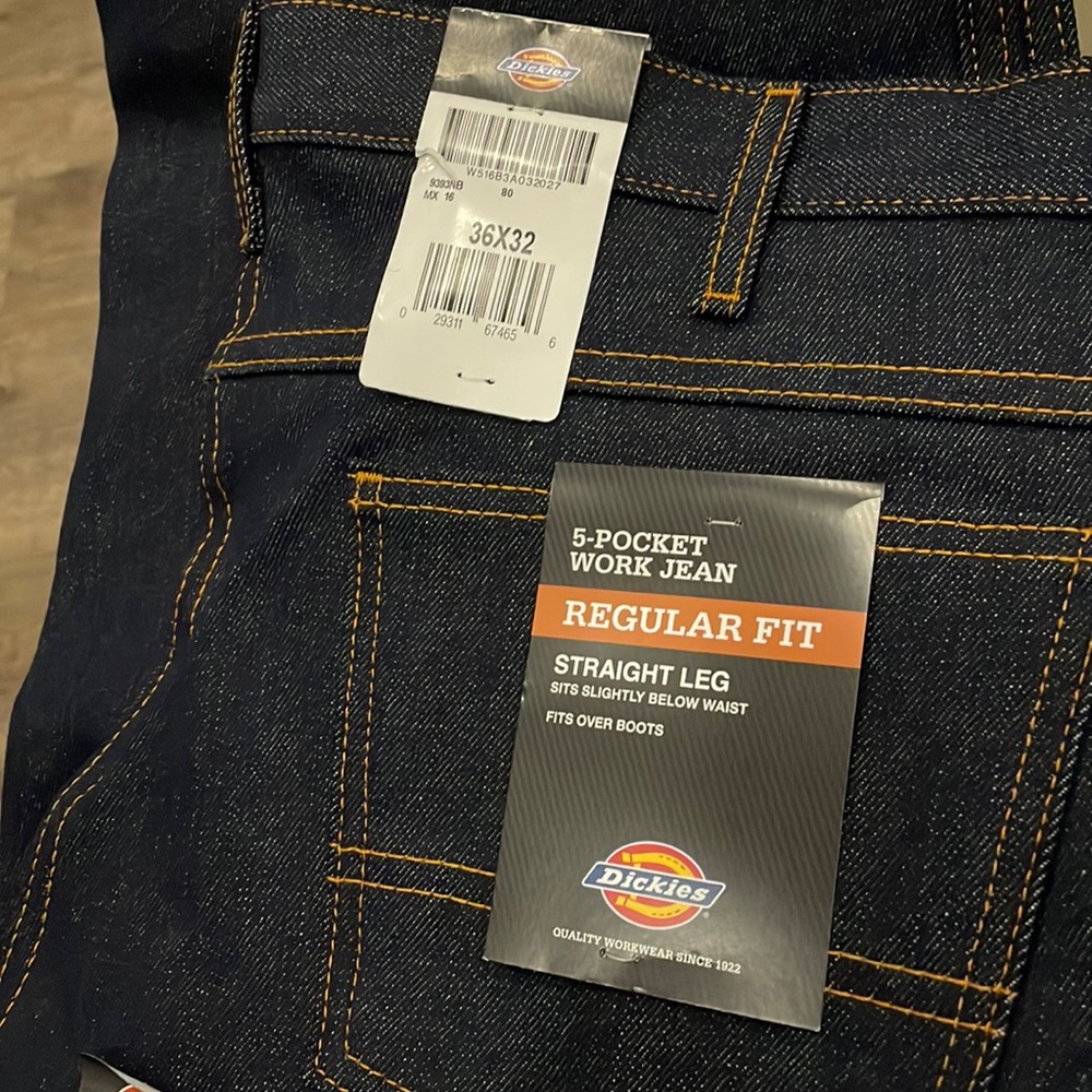Dickies NWT 36x32 work Jean